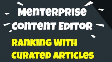 Menterprise Content Editor - Ranking With Curated Articles
