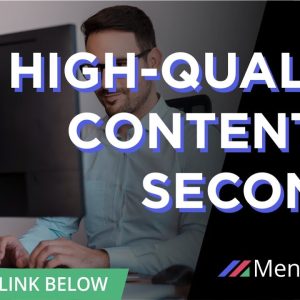 Create High quality Content In Seconds with Menterprise